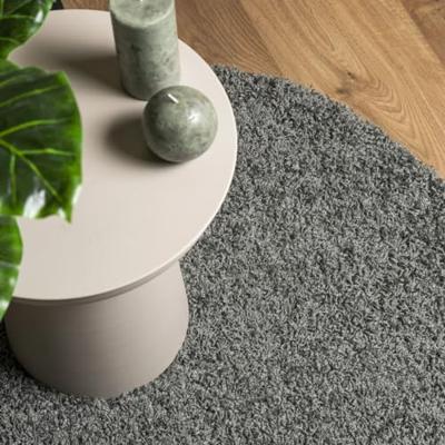 Vloerkleed shaggy hoogpolig modern 100 cm groen - thumbnail