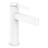 Wastafelmengkraan Finoris HansGrohe Eengreeps 110 met Pop-up trekwaste Mat Wit - thumbnail