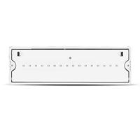 LED Noodverlichting met accu - Wand- en plafondmontage - 3 Watt - 6400K Daglicht wit - IP65 waterdicht - Incl. pictogram met 4 vluchtwegaanduiding stickers - thumbnail