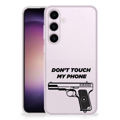 Samsung Galaxy S24 Silicone-hoesje Pistol DTMP Samsung Galaxy S24 Silicone-hoesje Pistol DTMP