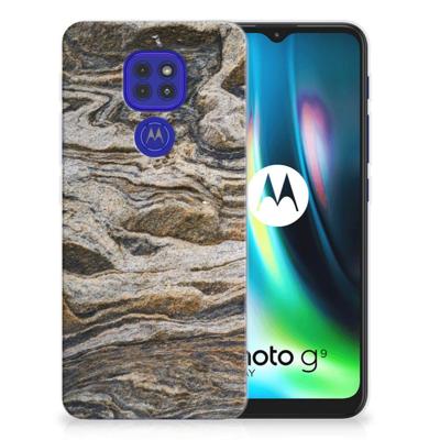 Motorola Moto G9 Play | E7 Plus | TPU | Siliconen hoesje | Steen
