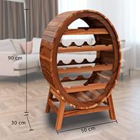 Monzana Stijlvol - wijnrek - voor - 12 - flessen - thumbnail