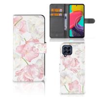 Samsung Galaxy M53 Hoesje Lovely Flowers - thumbnail