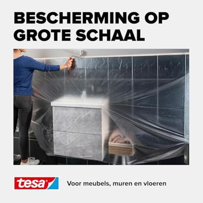 tesa 58882-00000-04 Afdekfolie tesa Easy Cover (l x b) 25 m x 55 cm 1 stuk(s) tesa 58882-00000-04 Afdekfolie tesa Easy Cover (l x b) 25 m x 55 cm 1 stuk(s)
