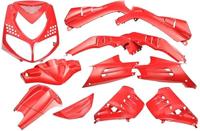 Edge Plaatset 13-delig voor peugeot speedfight 2 - ferrari rood - thumbnail