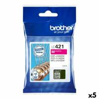 Originele inktcartridge Brother MFC-J1010DW / DCP-J1050DW Magenta (5 Stuks) - thumbnail