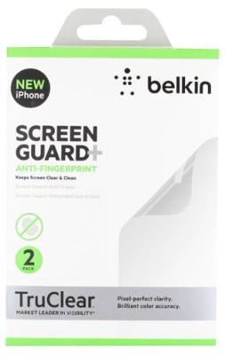 iPhone 5 scherm overlay, Anti-vingerafdruk, verpakking van 2, doorzichtig