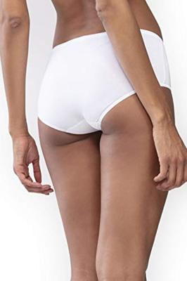 Ondergoed dames panty - heup slip Organisch katoen - Milieuvriendelijke dames midi ondergoed - 38 - Wit | Dames slip - Onderbroek - Ondergoed - 38