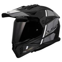 LS2 endurohelm "mx702 pioneer ii hill". helmet mx702 pion.ii hill xl bl./whte matt - thumbnail