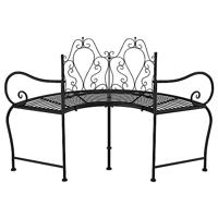 Boombank 150 cm staal zwart - thumbnail