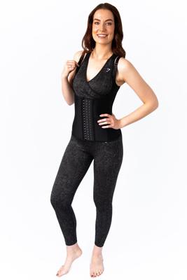 LaFaja - Colombiaanse Latex Waist Trainer Semi-Vest 3-hooks