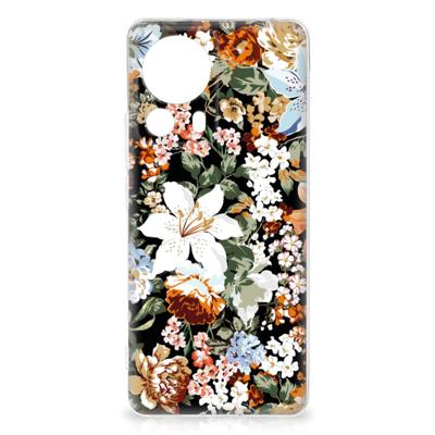 TPU Case voor Xiaomi 13 Lite Dark Flowers