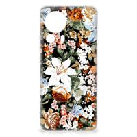 TPU Case voor Xiaomi 13 Lite Dark Flowers - thumbnail