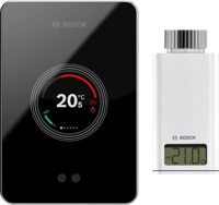 Bosch EasyControl CT200 zwart + Bosch EasyControl Smart Radiator Thermostat RT10-RF - thumbnail