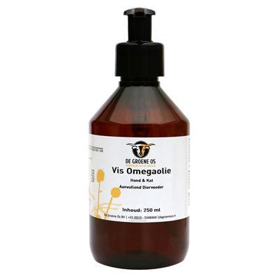 DE GROENE OS VIS OMEGA HOND / KAT 250 ML