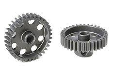 Team Corally - 48 DP Pinion - Short - Hard Anodised Aluminium - 34T - 3.17mm as
