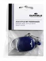 Durable Style afrolmechanisme met karabijnhaak, blauw - thumbnail