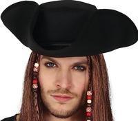 Piraat Kostuum Heren Morgan Black - thumbnail