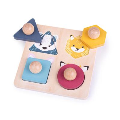 Bigjigs noppenpuzzel bosdieren - fsc 100% Bigjigs noppenpuzzel bosdieren - fsc 100%