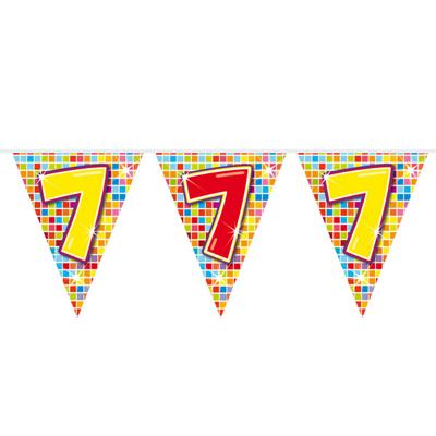 Folat BV Mini vlaggenlijn blocks 7 jaar, 3mtr.