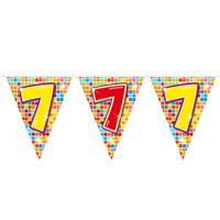 Folat BV Mini vlaggenlijn blocks 7 jaar, 3mtr. - thumbnail