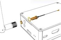 Akasa I-PEX MHF4L zu RP-SMA Kabel - 2er-Pack 15cm - Kabel - Antenne/TV Glasvezel kabel 0,15 m - thumbnail