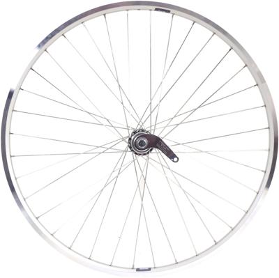 Achterwiel 28 x 1/4" ZAC 19 met favorit remnaaf - zilver