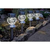 Set tuinverlichting op zonne-energie Smart Garden Kristal (4 Stuks) - thumbnail