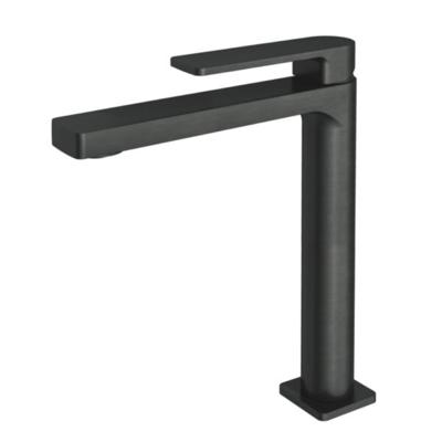 Hotbath Gal Verhoogde wastafelmengkraan zonder waste Geborsteld Gunmetal PVD GL003HBGP Hotbath Gal Verhoogde wastafelmengkraan zonder waste Geborsteld Gunmetal PVD GL003HBGP