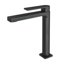 Hotbath Gal Verhoogde wastafelmengkraan zonder waste Geborsteld Gunmetal PVD GL003HBGP - thumbnail