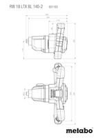 Metabo RW 18 LTX BL 140-2 Accu Mixer | Zonder accu-packs en lader - 601165850 - thumbnail
