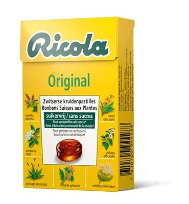 Ricola Original suikervrij doosje 50 Gram