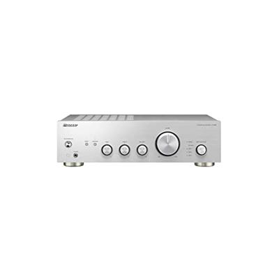 Pioneer A-10AE volledige versterker (met 2x 50 W, met nieuwe Direct Energy constructie en MM-Phono-ingang) zilver