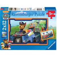 Ravensburger PAW Patrol puzzelset PAW Patrol in actie - 2 x 12 stukjes - thumbnail