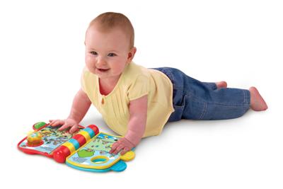 VTech muziekboekje junior blauw rood geel