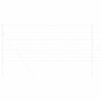 VidaXL Wilde hek warm verzinkt 1000 x 100 x 0,18 cm ijzer - thumbnail