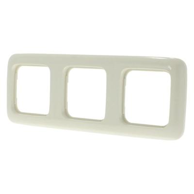 Busch-Jaeger Reflex Afdekraam | Inbouw | 3-voudig | Polarwit - 66.001.23