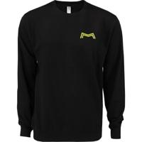 Masters of Madness Sweater Zwart Groen - thumbnail