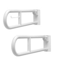 SecuCare Opklapbare toiletsteunen set 70 cm - thumbnail