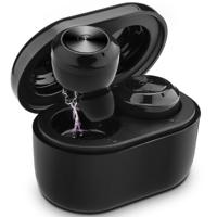 BTH-A6 Wireless Bluetooth 5.0 Earphone with Magnetic Charging Box (Black) - thumbnail