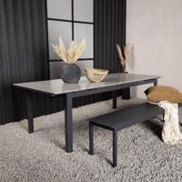 Nohr Uitschuifbare Tuintafel 'Ethen' 229/310 x 100cm, kleur Zwart - thumbnail