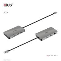 Club 3D USB 3.2 Gen1 Type-C 8-in-1 dockingstation - thumbnail