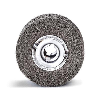 Lessmann 323.348.19 Schuurwals Edelstahldraht-Rundbürste Ø100x70mm 0,2mm-Draht Bo19,2mm Diameter 100 mm 1 stuk(s)