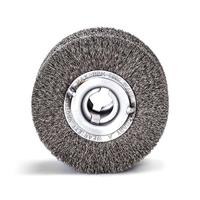 Lessmann 323.348.19 Schuurwals Edelstahldraht-Rundbürste Ø100x70mm 0,2mm-Draht Bo19,2mm Diameter 100 mm 1 stuk(s) - thumbnail