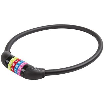 Messingschlager M-wave cijfer-kabelslot silicone zwart 65cm12mm