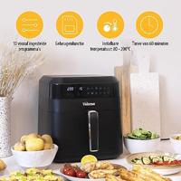 Tristar FR-6999 Airfryer 6 l 1700 W Met display, Timerfunctie, Oververhittingsbeveiliging Zwart - thumbnail
