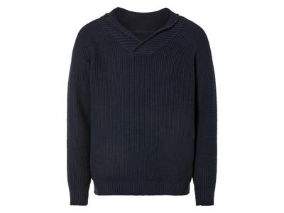 LIVERGY Heren gebreide pullover (XL, Marineblauw) LIVERGY Heren gebreide pullover (XL, Marineblauw)