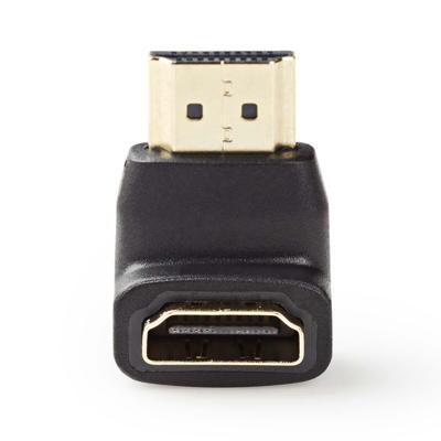 Nedis CVGB34901BK Hdmi-connector 90° Haaks Hdmi-connector - Hdmi Female Zwart