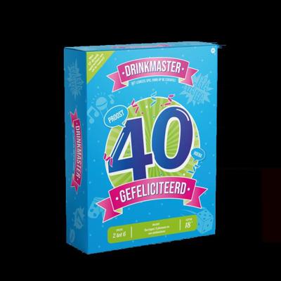 Drinkmaster Drankspel 40 Jaar