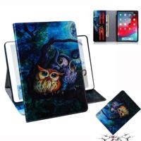 Olie uil patroon horizontale Flip lederen case voor iPad Pro 11 inch (2018) met houder & Card slot & portemonnee - thumbnail